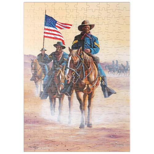 MyPuzzle Afroamerikanische Buffalo Soldiers auf einem Marsch durch die Wüste - Premium 200 Teile Puzzle - MyPuzzle Sonderkollektion von Puzzle Galaxy MyPuzzle Afroamerikanische Buffalo Soldiers auf einem Marsch durch die Wüste - Premium 200 Teile Puzzle - MyPuzzle Sonderkollektion von Puzzle Galaxy von MyPuzzle.com