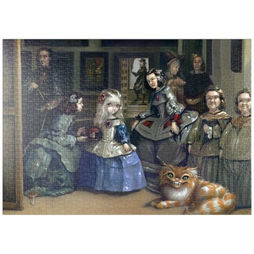 MyPuzzle Alice und Las Meninas - Jasmine Becket-Griffith - Premium 1000 Teile Puzzle - MyPuzzle Sonderkollektion von Tate & Co Puzzles von MyPuzzle.com
