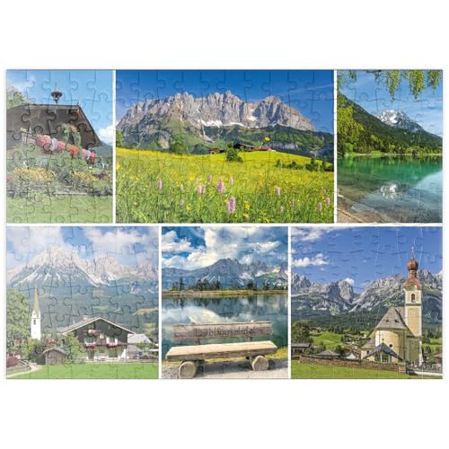 MyPuzzle Am Wilden Kaiser: Ellmau, Scheffau und Going in Tirol - Premium 200 Teile Puzzle - MyPuzzle Sonderkollektion von Starnberger Spiele MyPuzzle Am Wilden Kaiser: Ellmau, Scheffau und Going in Tirol - Premium 200 Teile Puzzle - MyPuzzle Sonderkollektion von Starnberger Spiele von MyPuzzle.com