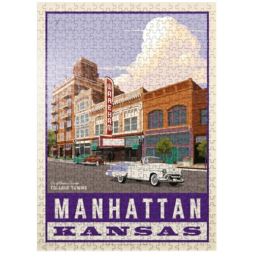 MyPuzzle American College Towns: Manhattan, Kansas - Premium 500 Teile Puzzle für Erwachsene MyPuzzle American College Towns: Manhattan, Kansas - Premium 500 Teile Puzzle für Erwachsene von MyPuzzle.com