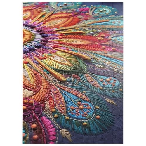 MyPuzzle Aufwändige Stickerei - Premium 100 Teile Puzzle - MyPuzzle Sonderkollektion von Puzzle Galaxy von MyPuzzle.com