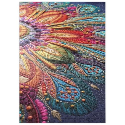 MyPuzzle Aufwändige Stickerei - Premium 500 Teile Puzzle - MyPuzzle Sonderkollektion von Puzzle Galaxy von MyPuzzle.com