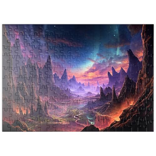 MyPuzzle Auserirdische Landschaften - Premium 200 Teile Puzzle - MyPuzzle Sonderkollektion von Puzzle Galaxy MyPuzzle Auserirdische Landschaften - Premium 200 Teile Puzzle - MyPuzzle Sonderkollektion von Puzzle Galaxy von MyPuzzle.com