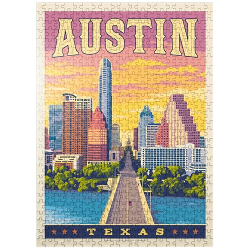 MyPuzzle Austin, Texas: Sonnenuntergang, Premium 500 Teile Puzzle für Erwachsene MyPuzzle Austin, Texas: Sonnenuntergang, Premium 500 Teile Puzzle für Erwachsene von MyPuzzle.com