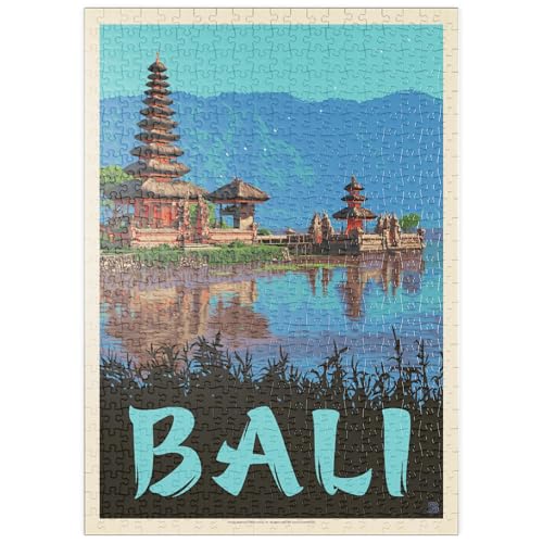 MyPuzzle Bali: EIN Atemberaubendes tropisches Paradies, Vintage Poster - Premium 500 Teile Puzzle - MyPuzzle Sonderkollektion von Anderson Design Group von MyPuzzle.com