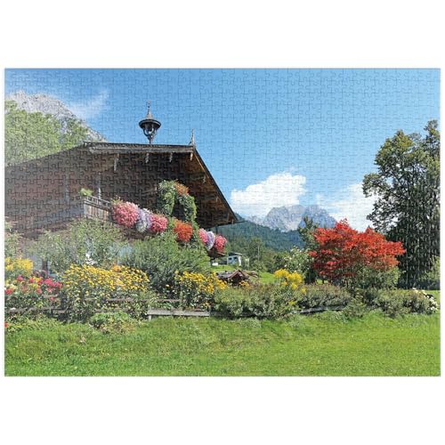 MyPuzzle Bauernhaus am Wilden Kaiser bei Scheffau, Österreich, Tirol - Kaisergebirge - Premium 1000 Teile Puzzle - MyPuzzle Sonderkollektion von Starnberger Spiele MyPuzzle Bauernhaus am Wilden Kaiser bei Scheffau, Österreich, Tirol - Kaisergebirge - Premium 1000 Teile Puzzle - MyPuzzle Sonderkollektion von Starnberger Spiele von MyPuzzle.com