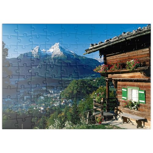 MyPuzzle Bauernhaus bei Metzenleiten gegen Watzmann, Deutschland - Premium 100 Teile Puzzle - MyPuzzle Sonderkollektion von Puzzle Galaxy MyPuzzle Bauernhaus bei Metzenleiten gegen Watzmann, Deutschland - Premium 100 Teile Puzzle - MyPuzzle Sonderkollektion von Puzzle Galaxy von MyPuzzle.com