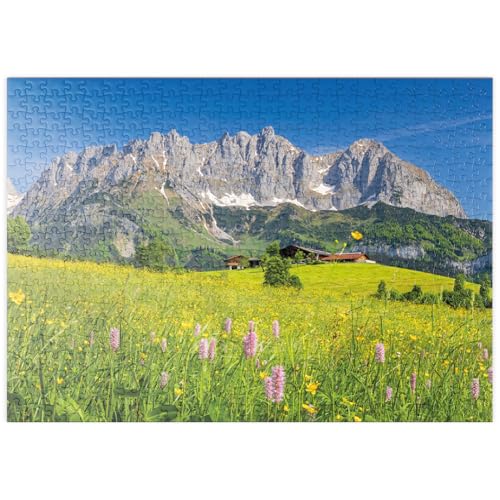 MyPuzzle Bauernhaus vor dem Wilden Kaiser, Österreich, Tirol - Kaisergebirge - Premium 500 Teile Puzzle - MyPuzzle Sonderkollektion von Starnberger Spiele MyPuzzle Bauernhaus vor dem Wilden Kaiser, Österreich, Tirol - Kaisergebirge - Premium 500 Teile Puzzle - MyPuzzle Sonderkollektion von Starnberger Spiele von MyPuzzle.com