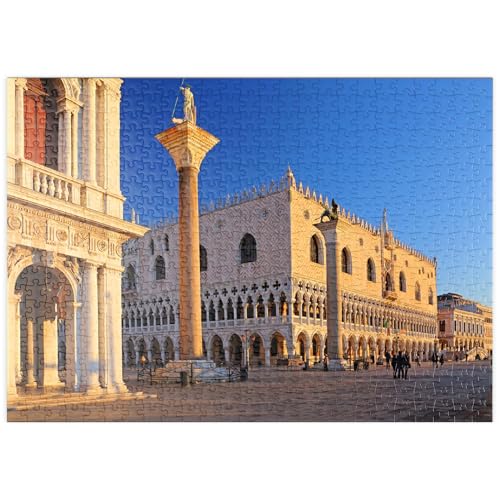MyPuzzle Biblioteca Nationale Marciana, Piazzetta und Dogenpalast, Venedig, Italien - Premium 500 Teile Puzzle - MyPuzzle Sonderkollektion von Puzzle Galaxy von MyPuzzle.com