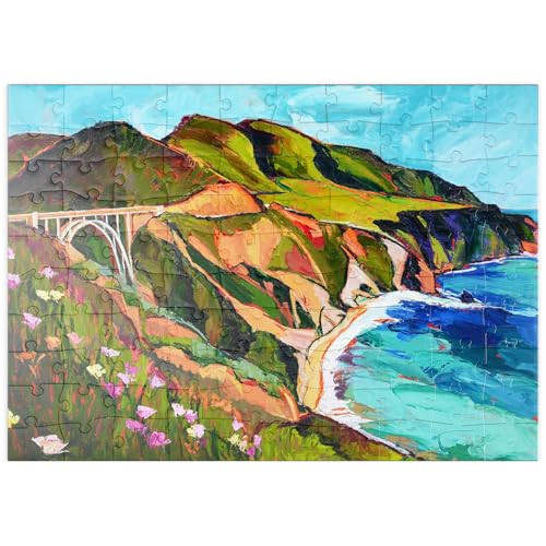 MyPuzzle Big Sur Küstenblick mit Brücke - Premium 100 Teile Puzzle - MyPuzzle Sonderkollektion von Puzzle Galaxy MyPuzzle Big Sur Küstenblick mit Brücke - Premium 100 Teile Puzzle - MyPuzzle Sonderkollektion von Puzzle Galaxy von MyPuzzle.com
