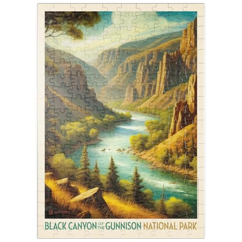 MyPuzzle Black Canyon of The Gunnison National Park: Sommerpracht - Premium 200 Teile Puzzle - MyPuzzle Sonderkollektion von Anderson Design Group von MyPuzzle.com
