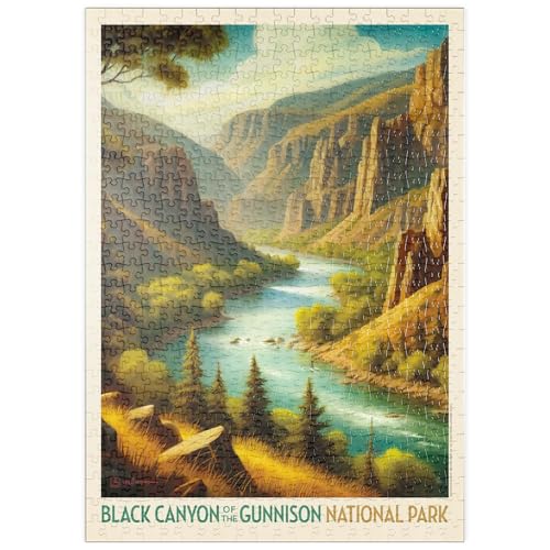 MyPuzzle Black Canyon of The Gunnison National Park: Sommerpracht - Premium 500 Teile Puzzle - MyPuzzle Sonderkollektion von Anderson Design Group MyPuzzle Black Canyon of The Gunnison National Park: Sommerpracht - Premium 500 Teile Puzzle - MyPuzzle Sonderkollektion von Anderson Design Group von MyPuzzle.com