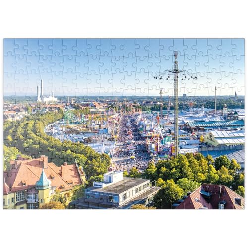 MyPuzzle Blick auf das Oktoberfest in München, Theresienwiese, Bayern - Premium 200 Teile Puzzle - MyPuzzle Sonderkollektion von Starnberger Spiele von MyPuzzle.com