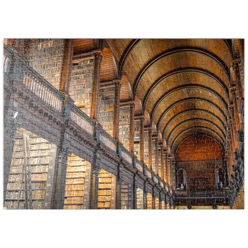 MyPuzzle Bücher in der Long Room Library, Trinity College Dublin Irland - Premium 500 Teile Puzzle - MyPuzzle Sonderkollektion von Puzzle Galaxy MyPuzzle Bücher in der Long Room Library, Trinity College Dublin Irland - Premium 500 Teile Puzzle - MyPuzzle Sonderkollektion von Puzzle Galaxy von MyPuzzle.com