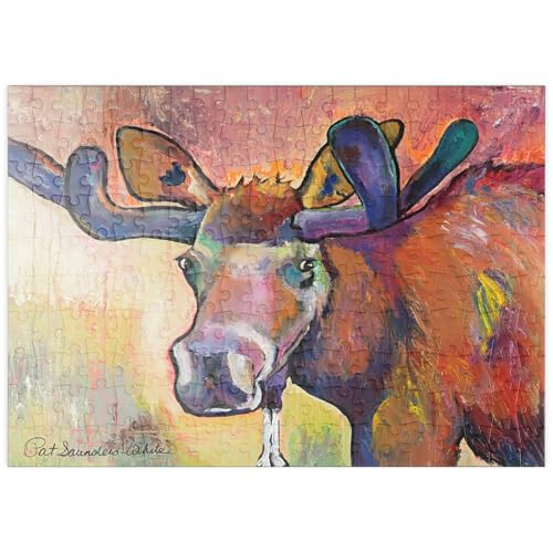 MyPuzzle Bunte Elch Porträt in abstrakten Stil - Premium 200 Teile Puzzle - MyPuzzle Sonderkollektion von Puzzle Galaxy MyPuzzle Bunte Elch Porträt in abstrakten Stil - Premium 200 Teile Puzzle - MyPuzzle Sonderkollektion von Puzzle Galaxy von MyPuzzle.com
