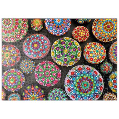 MyPuzzle Bunte Mandala-Steine - Rock Painting - Premium 500 Teile Puzzle - MyPuzzle Sonderkollektion von Starnberger Spiele MyPuzzle Bunte Mandala-Steine - Rock Painting - Premium 500 Teile Puzzle - MyPuzzle Sonderkollektion von Starnberger Spiele von MyPuzzle.com