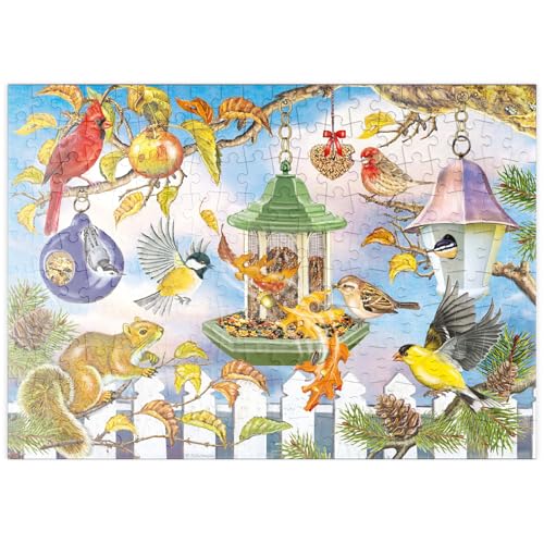 MyPuzzle Bunte Vögel am Futterhaus – Herbstliche Gartenszene - Premium 200 Teile Puzzle - MyPuzzle Sonderkollektion von Puzzle Galaxy MyPuzzle Bunte Vögel am Futterhaus – Herbstliche Gartenszene - Premium 200 Teile Puzzle - MyPuzzle Sonderkollektion von Puzzle Galaxy von MyPuzzle.com