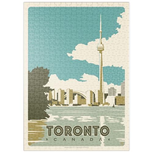 MyPuzzle Canada: Toronto, Vintage Poster - Premium 500 Teile Puzzle - MyPuzzle Sonderkollektion von Anderson Design Group MyPuzzle Canada: Toronto, Vintage Poster - Premium 500 Teile Puzzle - MyPuzzle Sonderkollektion von Anderson Design Group von MyPuzzle.com