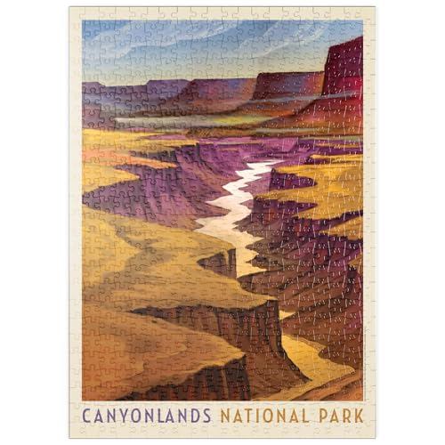MyPuzzle Canyonlands National Park: River View, Vintage Poster - Premium 500 Teile Puzzle - MyPuzzle Sonderkollektion von Anderson Design Group MyPuzzle Canyonlands National Park: River View, Vintage Poster - Premium 500 Teile Puzzle - MyPuzzle Sonderkollektion von Anderson Design Group von MyPuzzle.com