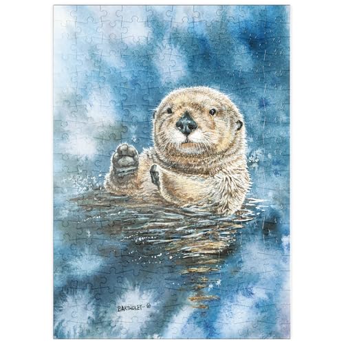 MyPuzzle Charmanter Seeotter in Aquarellmalerei - Premium 200 Teile Puzzle - MyPuzzle Sonderkollektion von Puzzle Galaxy MyPuzzle Charmanter Seeotter in Aquarellmalerei - Premium 200 Teile Puzzle - MyPuzzle Sonderkollektion von Puzzle Galaxy von MyPuzzle.com