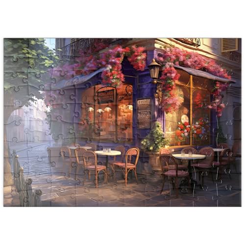 MyPuzzle Charmantes Pariser Eck-Café - Premium 100 Teile Puzzle - MyPuzzle Sonderkollektion von Puzzle Galaxy MyPuzzle Charmantes Pariser Eck-Café - Premium 100 Teile Puzzle - MyPuzzle Sonderkollektion von Puzzle Galaxy von MyPuzzle.com