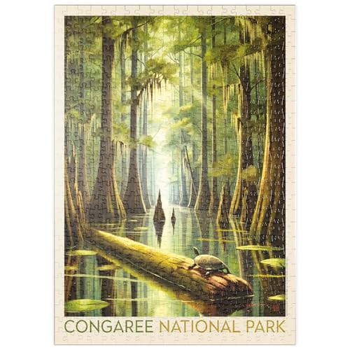 MyPuzzle Congaree National Park: Schildkrötenzeit - Premium 500 Teile Puzzle - MyPuzzle Sonderkollektion von Anderson Design Group von MyPuzzle.com