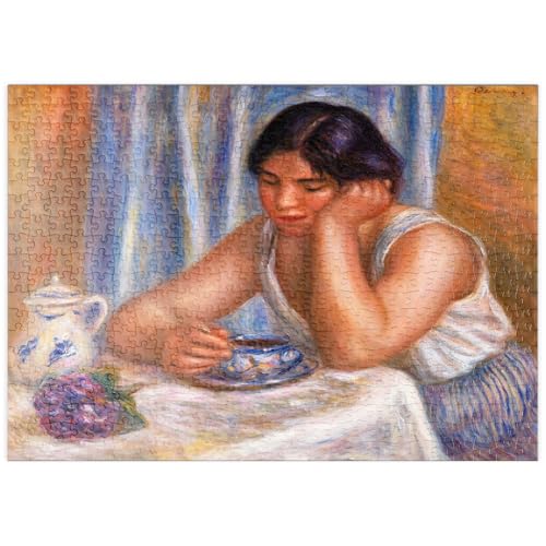 MyPuzzle Cup of Chocolate (1912) by Pierre-Auguste Renoir - Premium 500 Teile Puzzle - MyPuzzle Sonderkollektion von Æpyornis von MyPuzzle.com