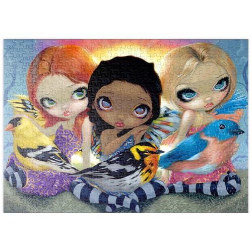 MyPuzzle DREI kleine Vögel - Jasmine Becket-Griffith - Premium 500 Teile Puzzle - MyPuzzle Sonderkollektion von Tate & Co Puzzles MyPuzzle DREI kleine Vögel - Jasmine Becket-Griffith - Premium 500 Teile Puzzle - MyPuzzle Sonderkollektion von Tate & Co Puzzles von MyPuzzle.com