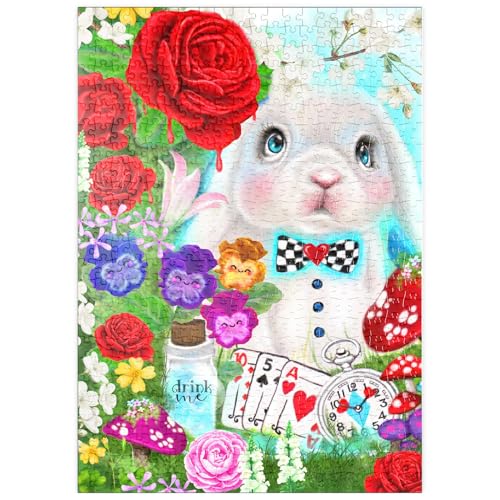 MyPuzzle Das weiße Kaninchen - Sheena Pike - Premium 500 Teile Puzzle - MyPuzzle Sonderkollektion von Tate & Co Puzzles MyPuzzle Das weiße Kaninchen - Sheena Pike - Premium 500 Teile Puzzle - MyPuzzle Sonderkollektion von Tate & Co Puzzles von MyPuzzle.com