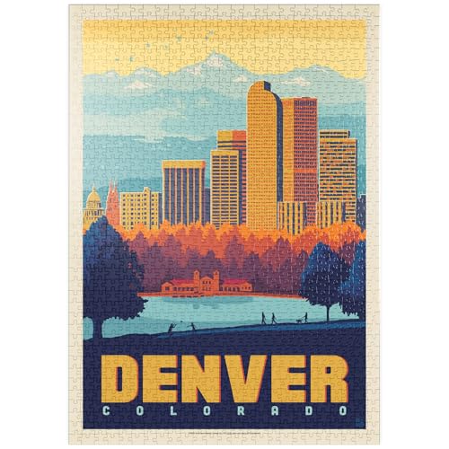 MyPuzzle Denver, Colorado: City Park, Vintage Poster - Premium 1000 Teile Puzzle - MyPuzzle Sonderkollektion von Anderson Design Group MyPuzzle Denver, Colorado: City Park, Vintage Poster - Premium 1000 Teile Puzzle - MyPuzzle Sonderkollektion von Anderson Design Group von MyPuzzle.com