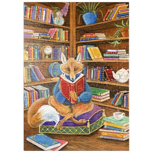 MyPuzzle Der Gelehrtenfuchs - EIN gemütlicher Bibliotheksaufenthalt - Premium 200 Teile Puzzle - MyPuzzle Sonderkollektion von Puzzle Galaxy MyPuzzle Der Gelehrtenfuchs - EIN gemütlicher Bibliotheksaufenthalt - Premium 200 Teile Puzzle - MyPuzzle Sonderkollektion von Puzzle Galaxy von MyPuzzle.com
