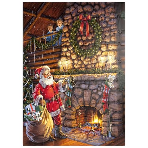 MyPuzzle Der Weihnachtsmann ist da! - Premium 100 Teile Puzzle - MyPuzzle Sonderkollektion von Puzzle Galaxy von MyPuzzle.com