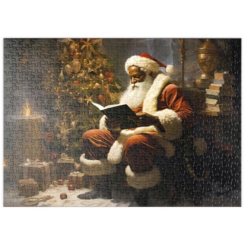 MyPuzzle Der Weihnachtsmann liest am Weihnachtsbaum - Premium 500 Teile Puzzle - MyPuzzle Sonderkollektion von Puzzle Galaxy MyPuzzle Der Weihnachtsmann liest am Weihnachtsbaum - Premium 500 Teile Puzzle - MyPuzzle Sonderkollektion von Puzzle Galaxy von MyPuzzle.com
