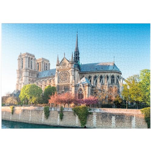 MyPuzzle Die Kathedrale Notre Dame de Paris an der Seine - Frankreich - Premium 1000 Teile Puzzle - MyPuzzle Sonderkollektion von Starnberger Spiele von MyPuzzle.com