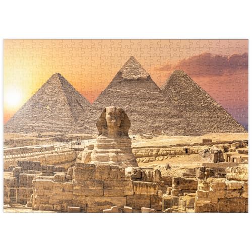 MyPuzzle Die Sphinx und die Pyramiden, Gizeh, Ägypten - Premium 500 Teile Puzzle - MyPuzzle Sonderkollektion von Puzzle Galaxy MyPuzzle Die Sphinx und die Pyramiden, Gizeh, Ägypten - Premium 500 Teile Puzzle - MyPuzzle Sonderkollektion von Puzzle Galaxy von MyPuzzle.com
