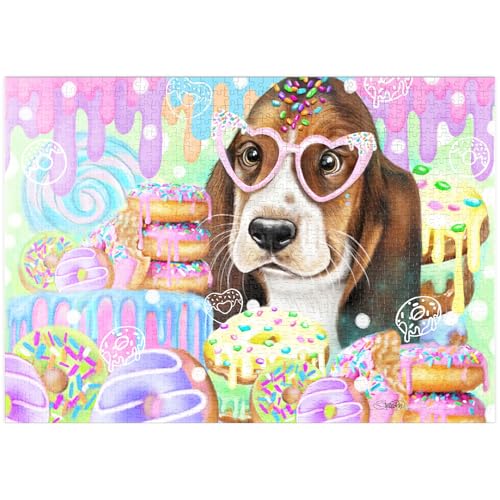 MyPuzzle Donut-Süße Hündin - Sheena Pike - Premium 1000 Teile Puzzle - MyPuzzle Sonderkollektion von Tate & Co Puzzles MyPuzzle Donut-Süße Hündin - Sheena Pike - Premium 1000 Teile Puzzle - MyPuzzle Sonderkollektion von Tate & Co Puzzles von MyPuzzle.com