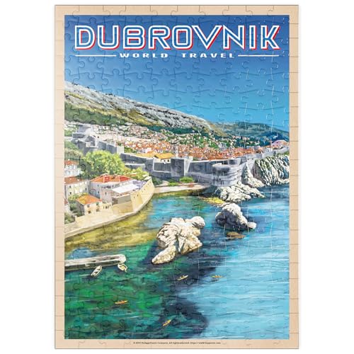 MyPuzzle Dubrovnik, Kroatien - EIN Juwel an der Dalmatinischen Küste, Vintage Travel Poster - Premium 200 Teile Puzzle - MyPuzzle Sonderkollektion von Havana Puzzle Company MyPuzzle Dubrovnik, Kroatien - EIN Juwel an der Dalmatinischen Küste, Vintage Travel Poster - Premium 200 Teile Puzzle - MyPuzzle Sonderkollektion von Havana Puzzle Company von MyPuzzle.com