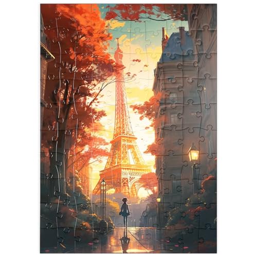 MyPuzzle Eiffelturm im Herbst - Premium 100 Teile Puzzle - MyPuzzle Sonderkollektion von Puzzle Galaxy von MyPuzzle.com