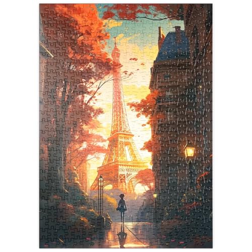 MyPuzzle Eiffelturm im Herbst - Premium 500 Teile Puzzle - MyPuzzle Sonderkollektion von Puzzle Galaxy von MyPuzzle.com
