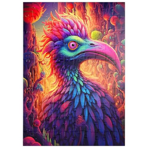 MyPuzzle Exotischer Vogel in Einer Fantasiewelt - Premium 100 Teile Puzzle - MyPuzzle Sonderkollektion von Puzzle Galaxy MyPuzzle Exotischer Vogel in Einer Fantasiewelt - Premium 100 Teile Puzzle - MyPuzzle Sonderkollektion von Puzzle Galaxy von MyPuzzle.com