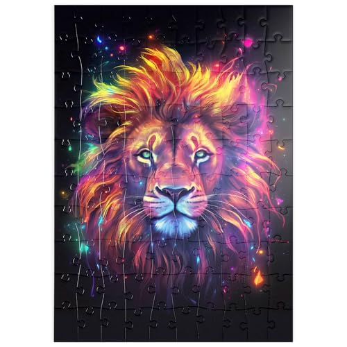 MyPuzzle Farbenfroher kosmischer Löwe - Premium 100 Teile Puzzle - MyPuzzle Sonderkollektion von Puzzle Galaxy MyPuzzle Farbenfroher kosmischer Löwe - Premium 100 Teile Puzzle - MyPuzzle Sonderkollektion von Puzzle Galaxy von MyPuzzle.com
