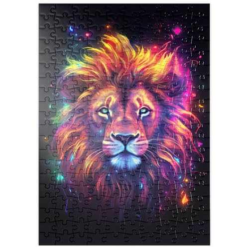 MyPuzzle Farbenfroher kosmischer Löwe - Premium 200 Teile Puzzle - MyPuzzle Sonderkollektion von Puzzle Galaxy MyPuzzle Farbenfroher kosmischer Löwe - Premium 200 Teile Puzzle - MyPuzzle Sonderkollektion von Puzzle Galaxy von MyPuzzle.com