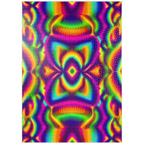 MyPuzzle Farbenfrohes psychedelisches Muster - Premium 1000 Teile Puzzle - MyPuzzle Sonderkollektion von Puzzle Galaxy MyPuzzle Farbenfrohes psychedelisches Muster - Premium 1000 Teile Puzzle - MyPuzzle Sonderkollektion von Puzzle Galaxy von MyPuzzle.com