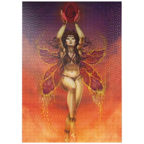 MyPuzzle Fire Fairy Elemental - Ed Beard Jr - Premium 1000 Teile Puzzle - MyPuzzle Sonderkollektion von Tate & Co Puzzles MyPuzzle Fire Fairy Elemental - Ed Beard Jr - Premium 1000 Teile Puzzle - MyPuzzle Sonderkollektion von Tate & Co Puzzles von MyPuzzle.com