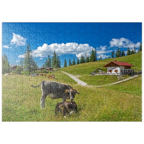 MyPuzzle Fischbachalm (1402m), Krün, Oberbayern - Premium 200 Teile Puzzle - MyPuzzle Sonderkollektion von Puzzle Galaxy von MyPuzzle.com