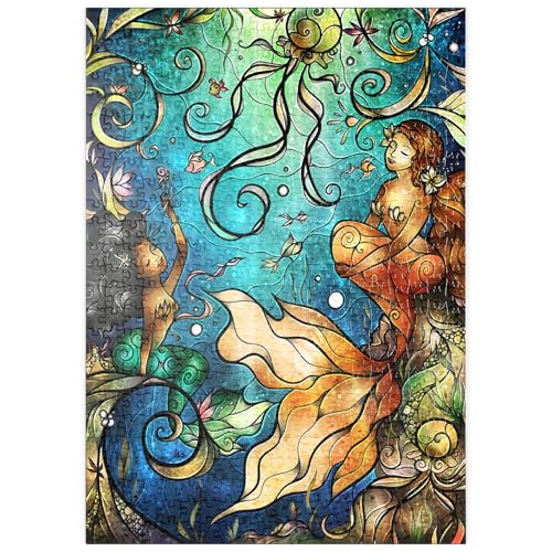 MyPuzzle Freunde unter dem Meer – Buntglasfenster - Mandie Manzano - Premium 500 Teile Puzzle - MyPuzzle Sonderkollektion von Tate & Co Puzzles MyPuzzle Freunde unter dem Meer – Buntglasfenster - Mandie Manzano - Premium 500 Teile Puzzle - MyPuzzle Sonderkollektion von Tate & Co Puzzles von MyPuzzle.com