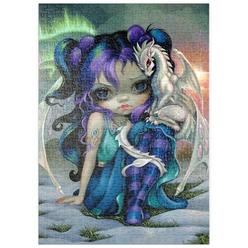 MyPuzzle Frost-Drachling - Jasmine Becket-Griffith - Premium 500 Teile Puzzle - MyPuzzle Sonderkollektion von Tate & Co Puzzles MyPuzzle Frost-Drachling - Jasmine Becket-Griffith - Premium 500 Teile Puzzle - MyPuzzle Sonderkollektion von Tate & Co Puzzles von MyPuzzle.com