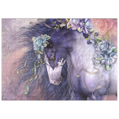 MyPuzzle Frühlingsblühendes Pferd - Laurie Prindle - Premium 500 Teile Puzzle - MyPuzzle Sonderkollektion von Tate & Co Puzzles MyPuzzle Frühlingsblühendes Pferd - Laurie Prindle - Premium 500 Teile Puzzle - MyPuzzle Sonderkollektion von Tate & Co Puzzles von MyPuzzle.com