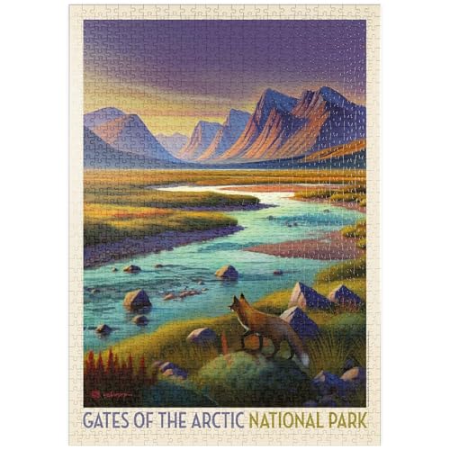 MyPuzzle Gates of The Arctic National Park: Fuchs bei Dämmerung - Premium 1000 Teile Puzzle - MyPuzzle Sonderkollektion von Anderson Design Group MyPuzzle Gates of The Arctic National Park: Fuchs bei Dämmerung - Premium 1000 Teile Puzzle - MyPuzzle Sonderkollektion von Anderson Design Group von MyPuzzle.com