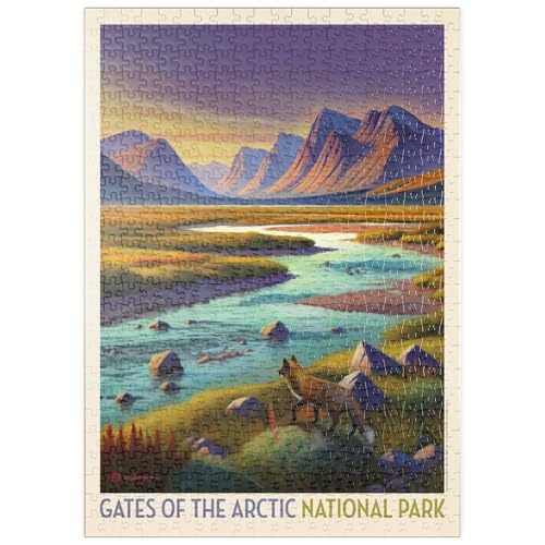 MyPuzzle Gates of The Arctic National Park: Fuchs bei Dämmerung - Premium 500 Teile Puzzle - MyPuzzle Sonderkollektion von Anderson Design Group MyPuzzle Gates of The Arctic National Park: Fuchs bei Dämmerung - Premium 500 Teile Puzzle - MyPuzzle Sonderkollektion von Anderson Design Group von MyPuzzle.com